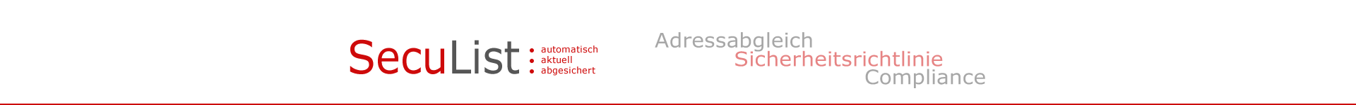 Seculist info